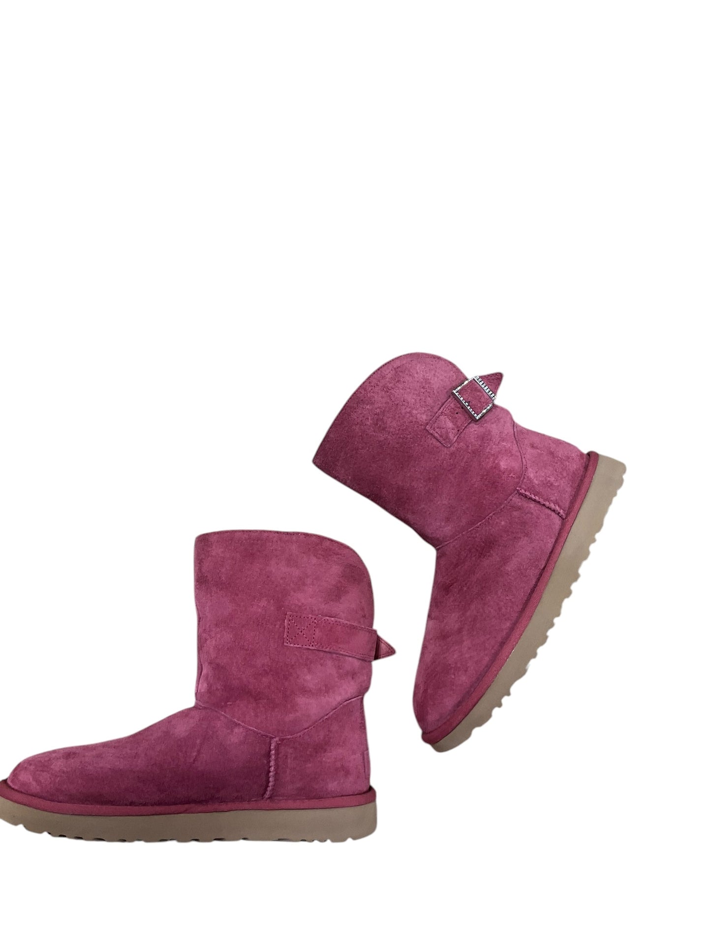 Boots Designer By Ugg In Red, Size: 9