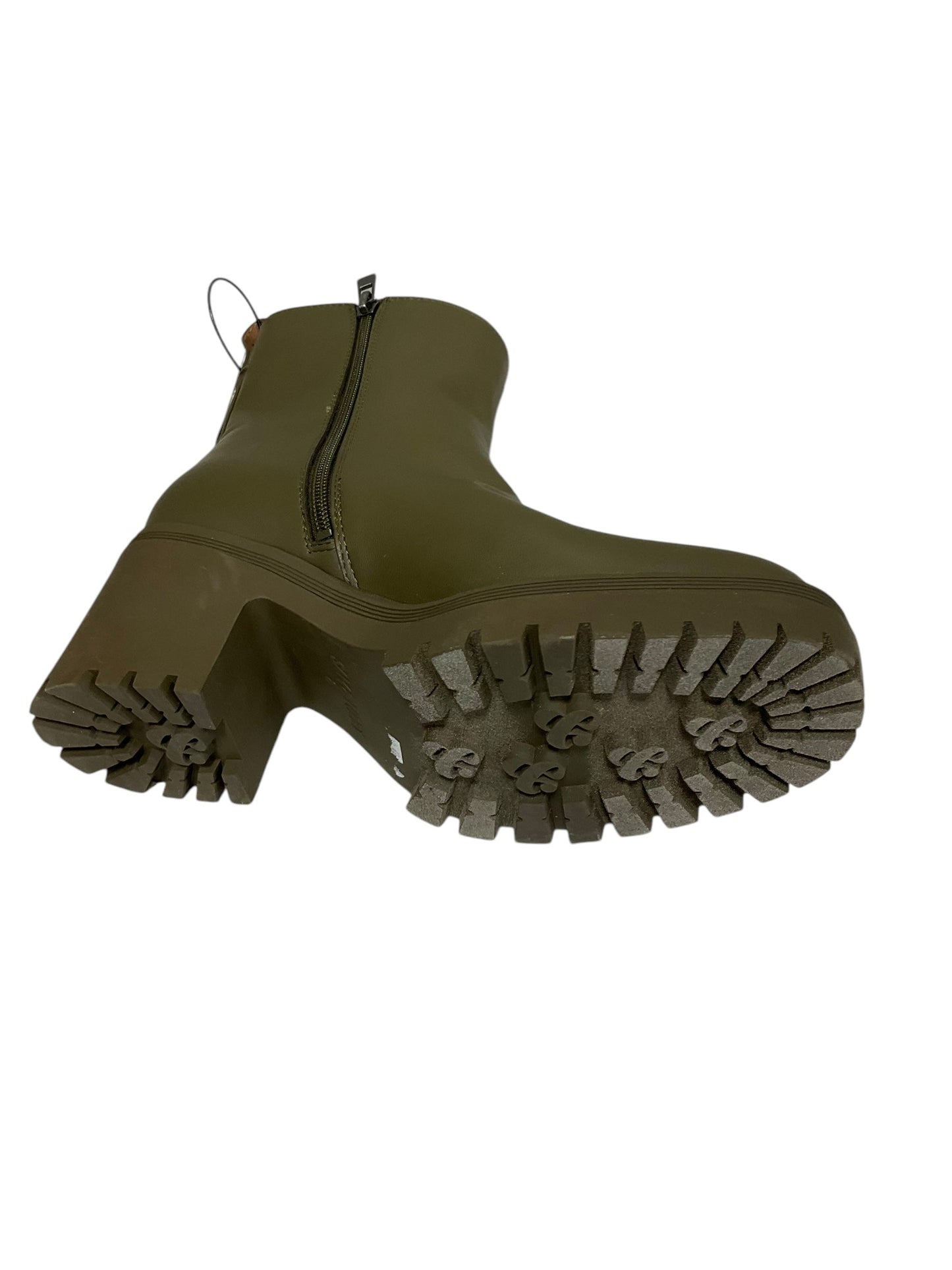 Boots Ankle Heels By Sam And Libby In Green, Size: 8