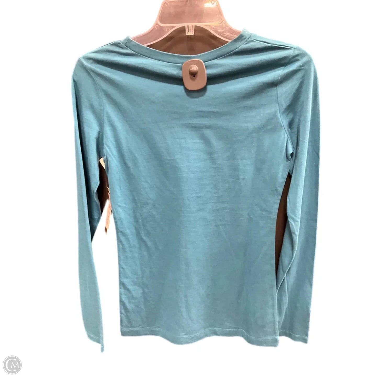 Top Long Sleeve By Copper Key In Teal, Size: M