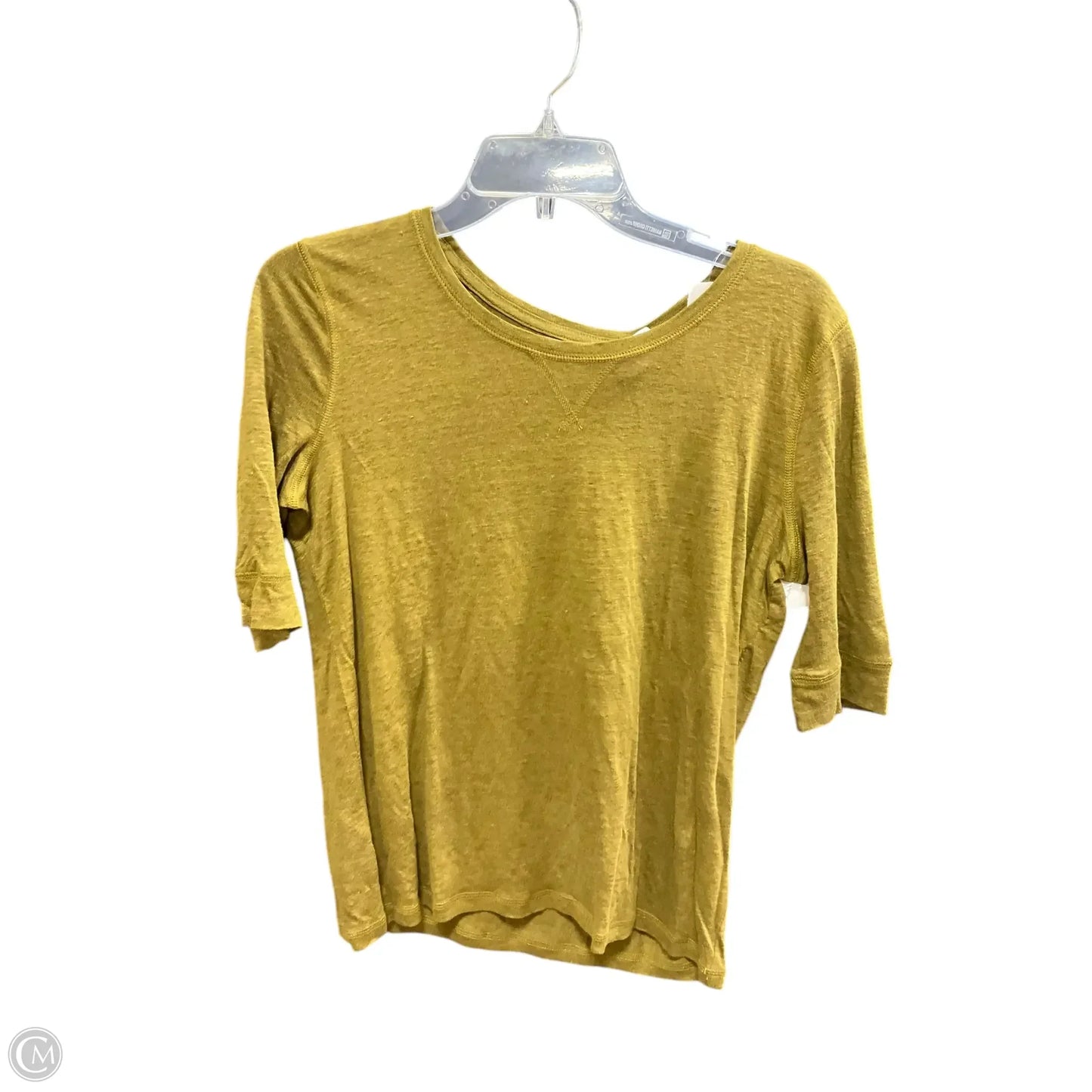 Top Short Sleeve By Loft In Green, Size: S