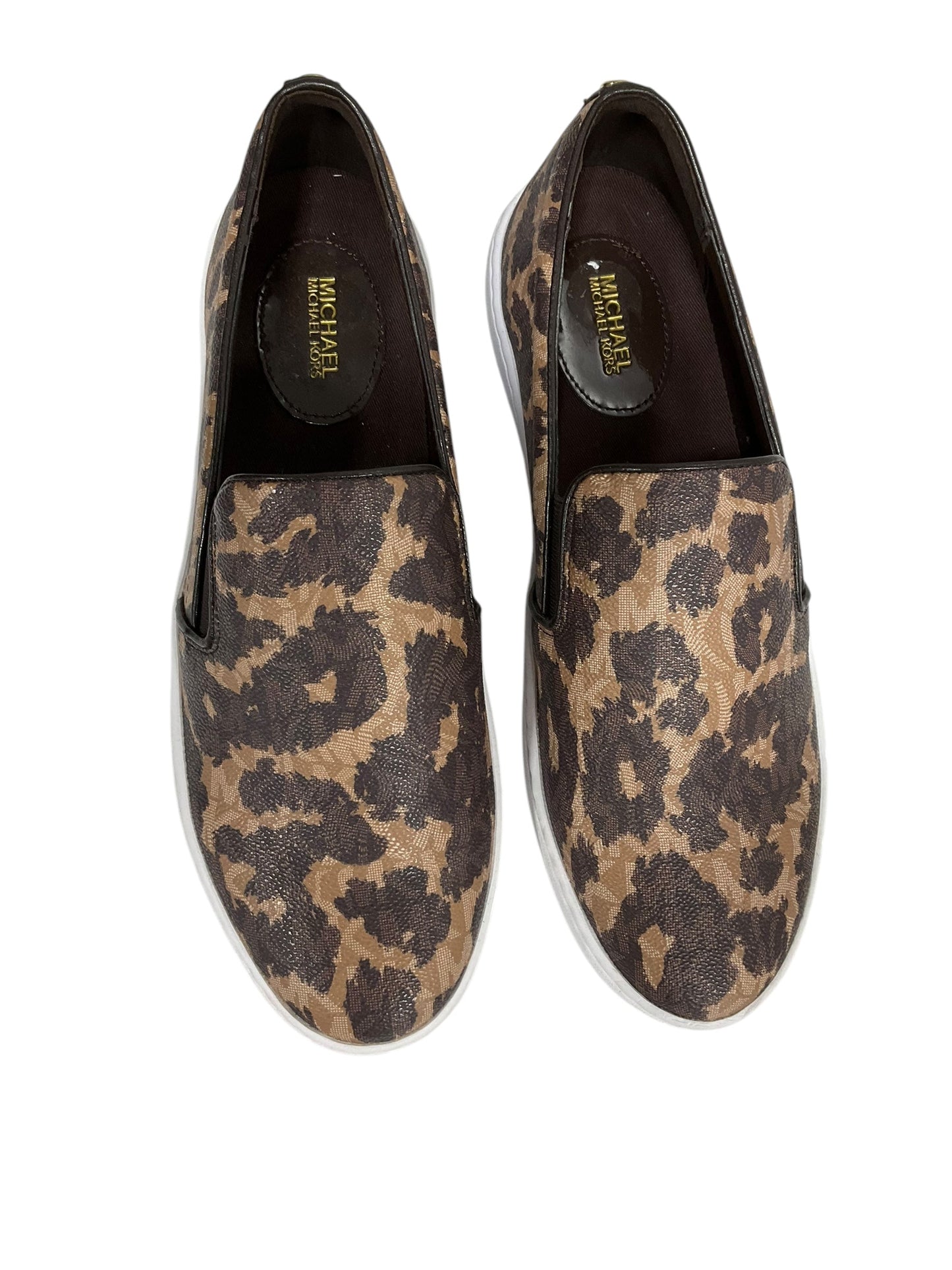 Shoes Flats By Michael By Michael Kors In Leopard Print, Size: 9.5