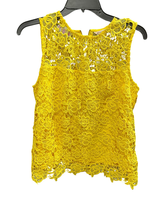 Top Sleeveless By Nanette By Nanette Lepore In Yellow, Size: M