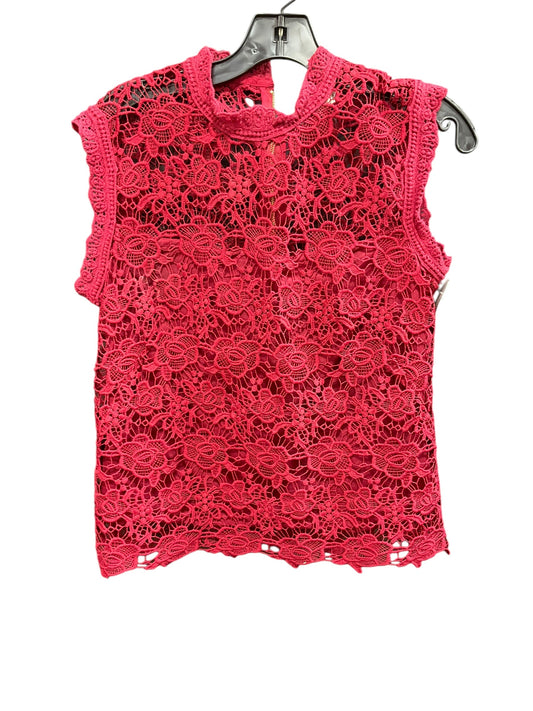 Top Sleeveless By Nanette By Nanette Lepore In Red, Size: M