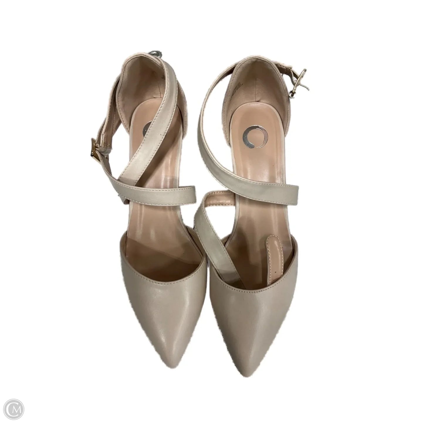 Shoes Heels Stiletto By Clothes Mentor In Beige, Size: 8.5
