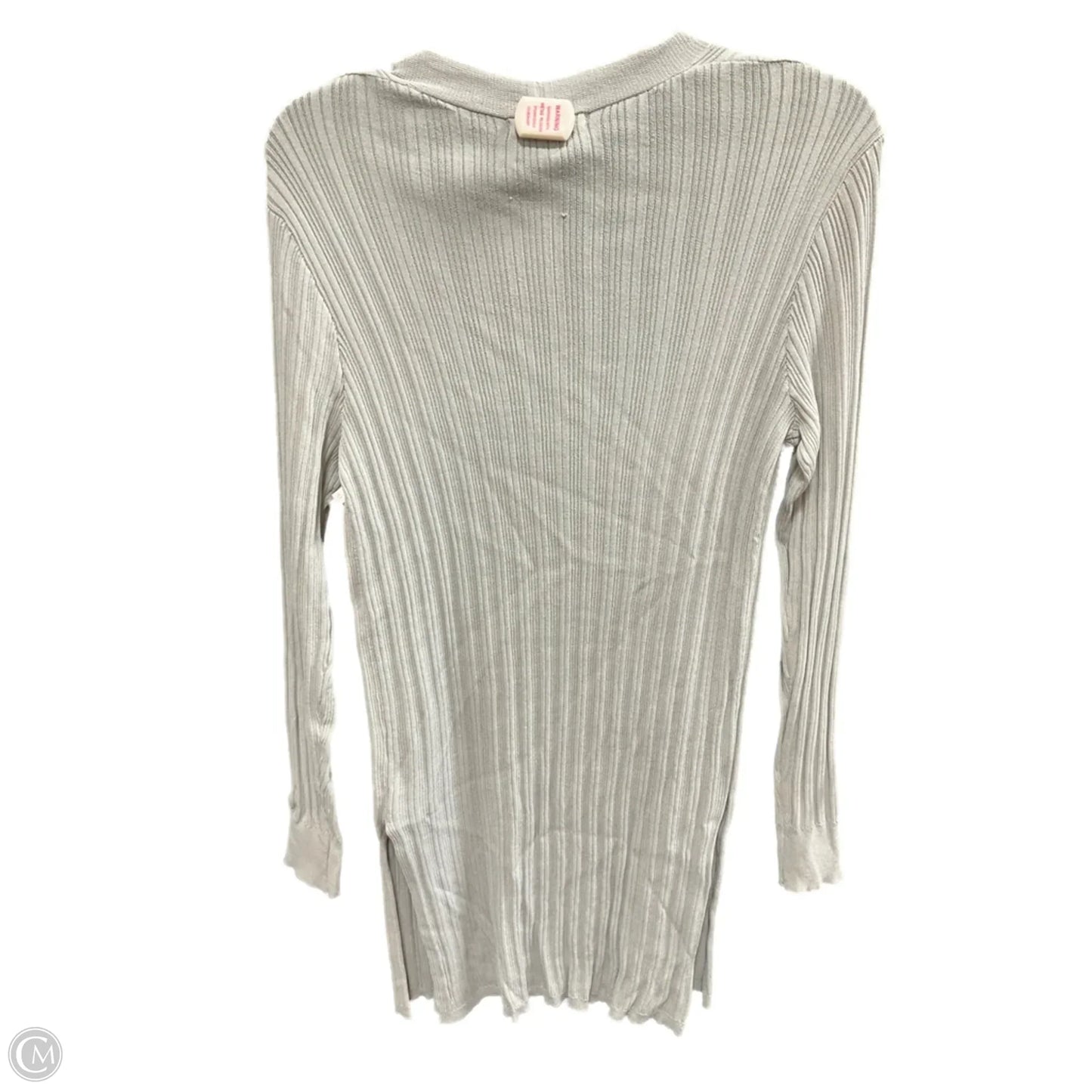 Sweater Cardigan By Clothes Mentor In Grey, Size: S