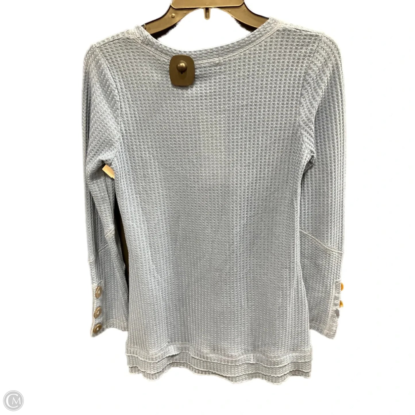 Top Long Sleeve By Papillion In Blue, Size: Xs