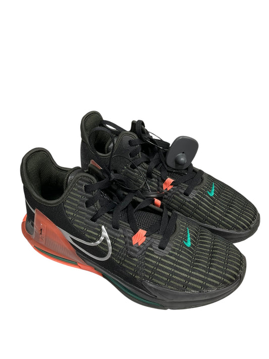 Shoes Athletic By Nike In Black & Green, Size: 10