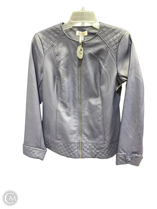 Jacket Puffer & Quilted By Denim And Company In Navy, Size: Xs