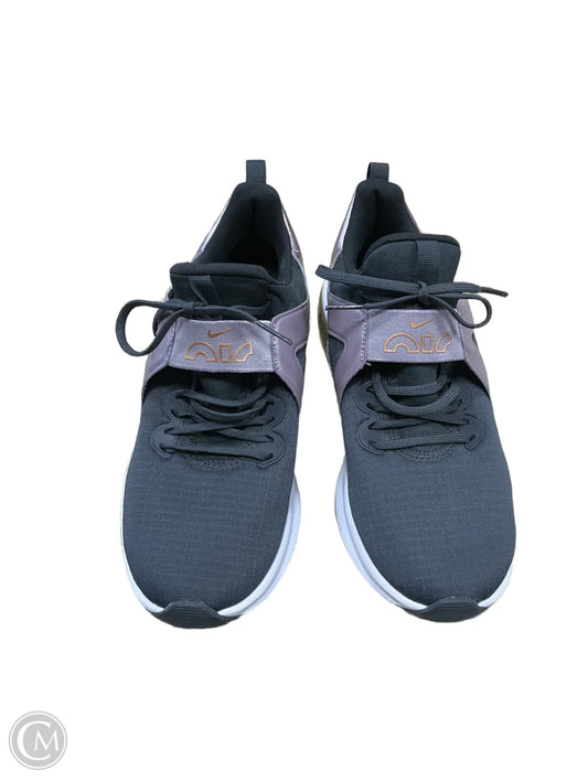 Shoes Athletic By Nike Apparel In Black & Purple, Size: 8