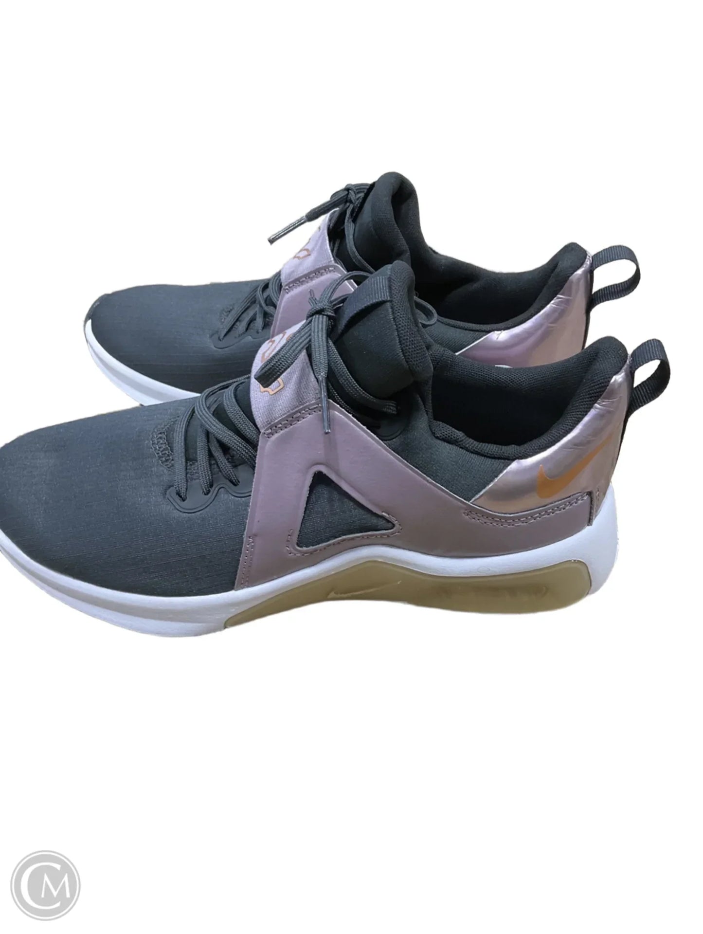 Shoes Athletic By Nike Apparel In Black & Purple, Size: 8