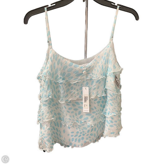 Top Cami By Trina Turk In Blue & Cream, Size: L