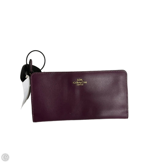 Wallet Designer By Coach, Size: Large