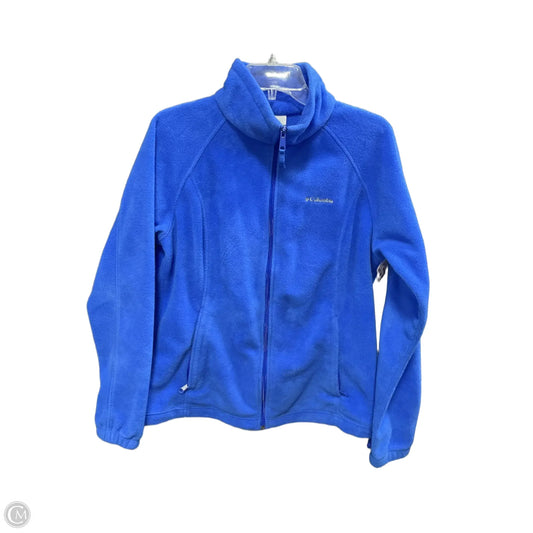 Jacket Fleece By Columbia In Blue, Size: L