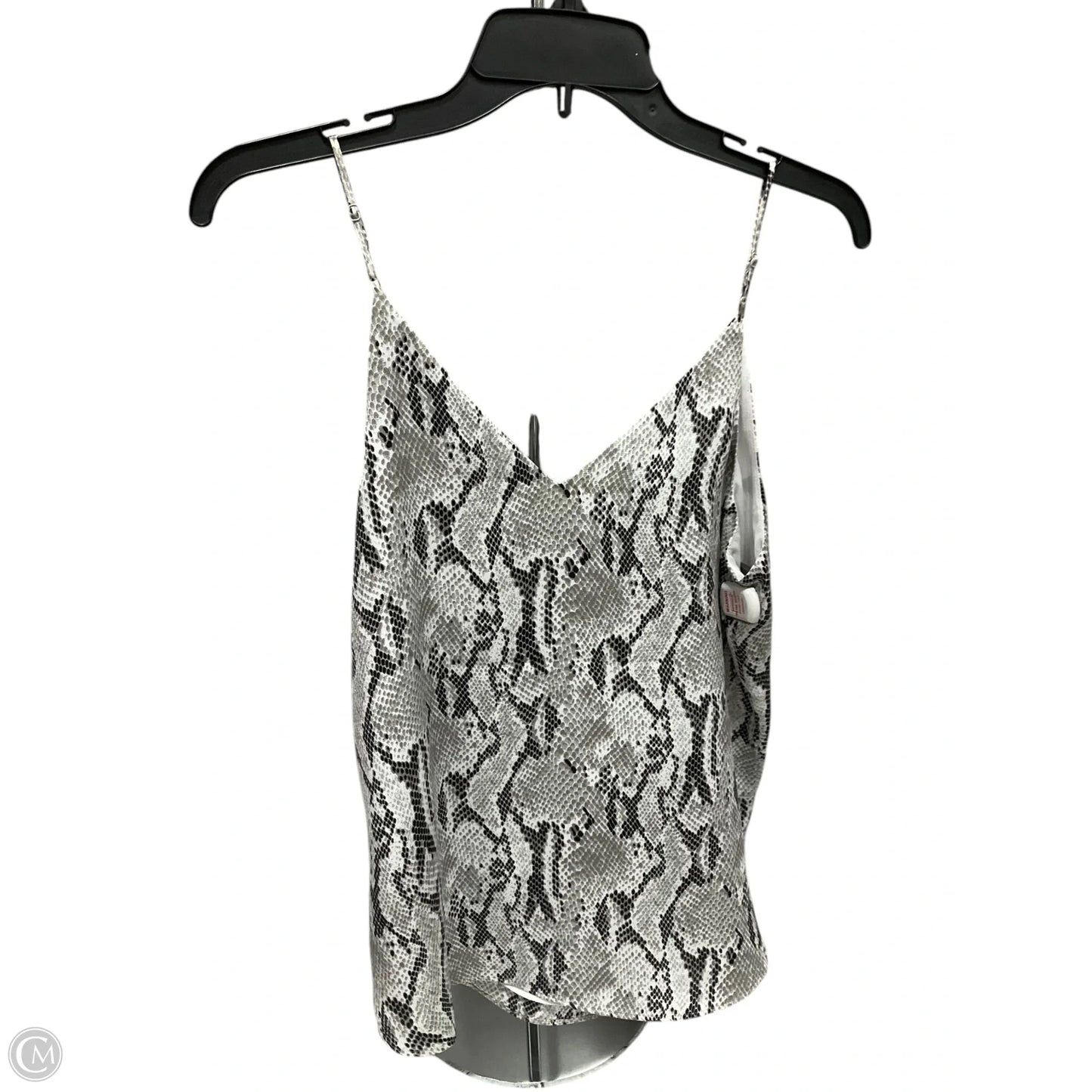 Top Sleeveless By Express In Grey & White, Size: S