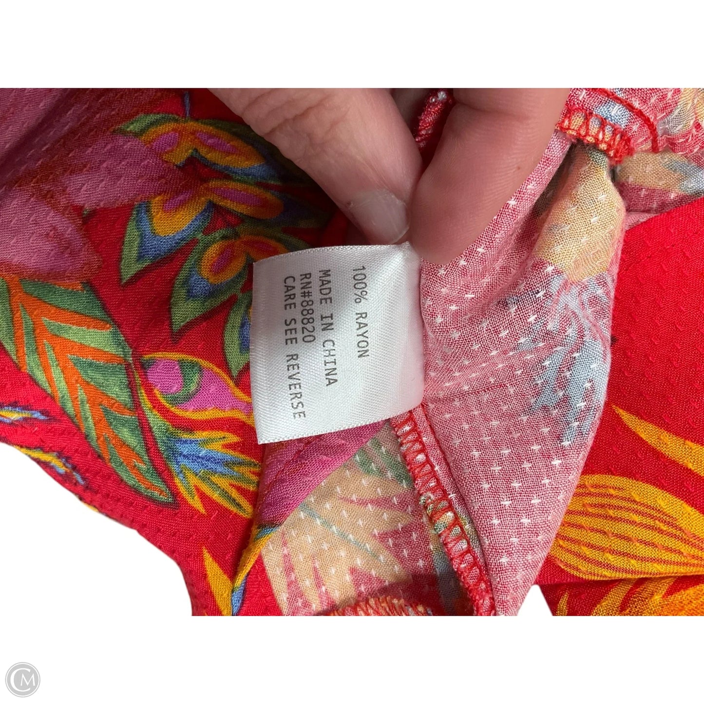 Top Sleeveless By Rachel Roy In Red & Yellow, Size: Xs