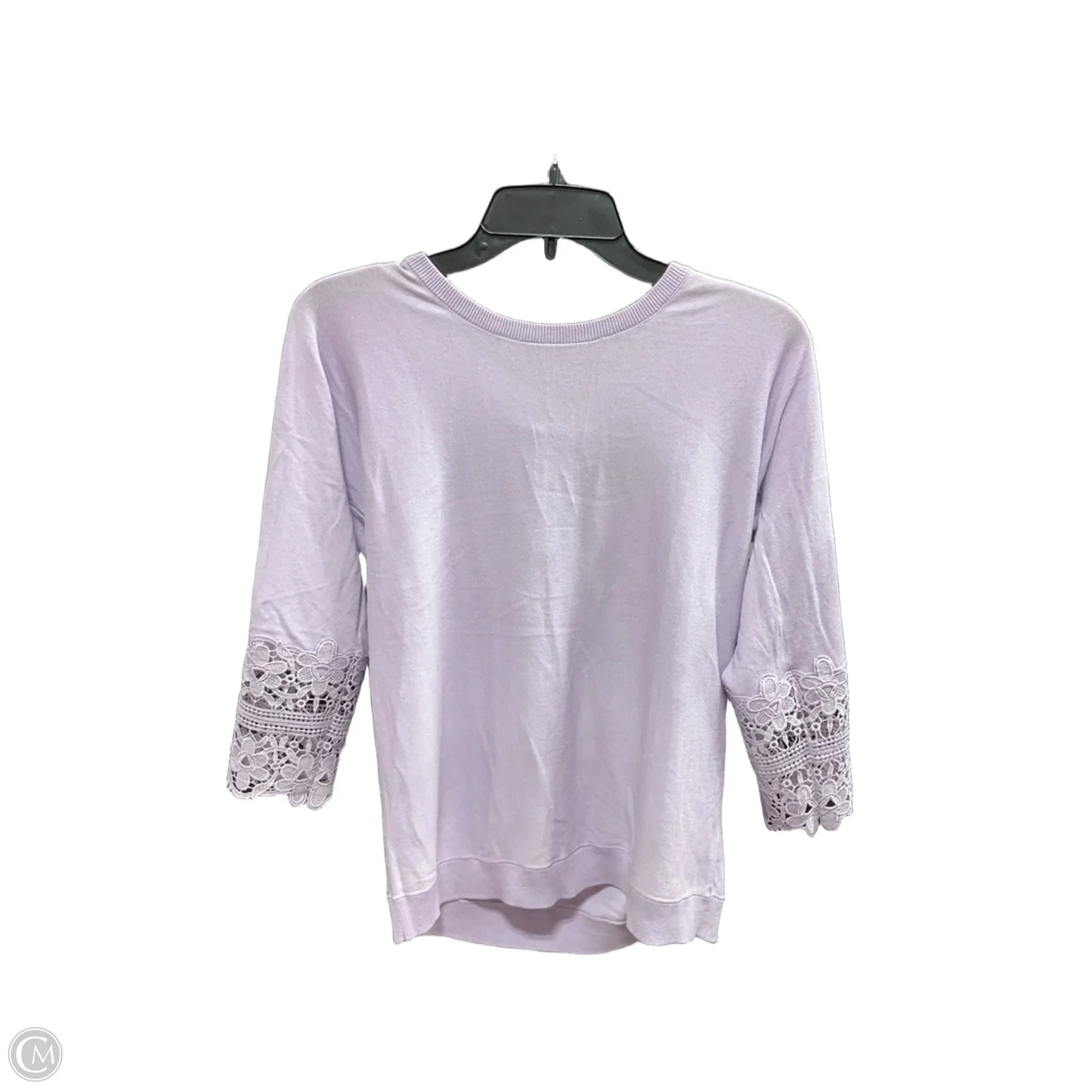 Top Long Sleeve By Talbots In Purple, Size: S