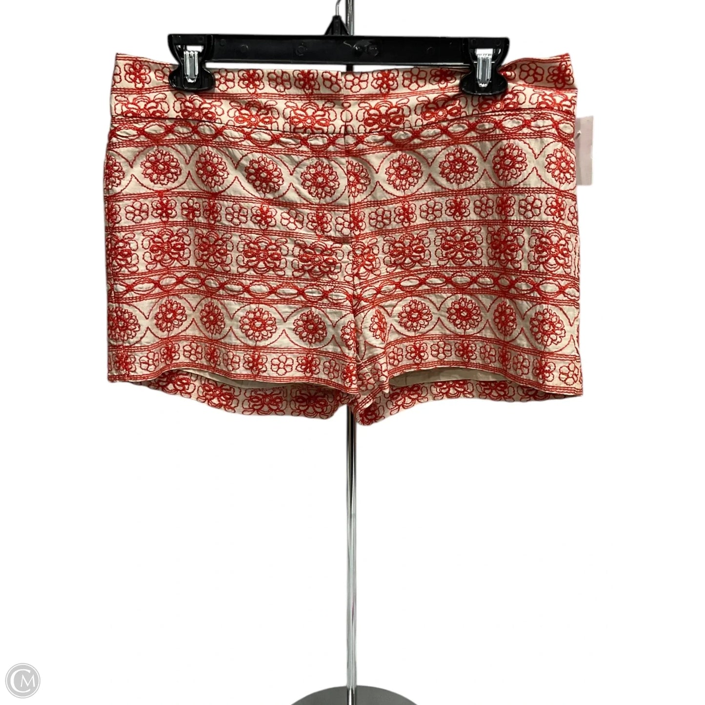 Shorts By Loft In Cream & Red, Size: 4