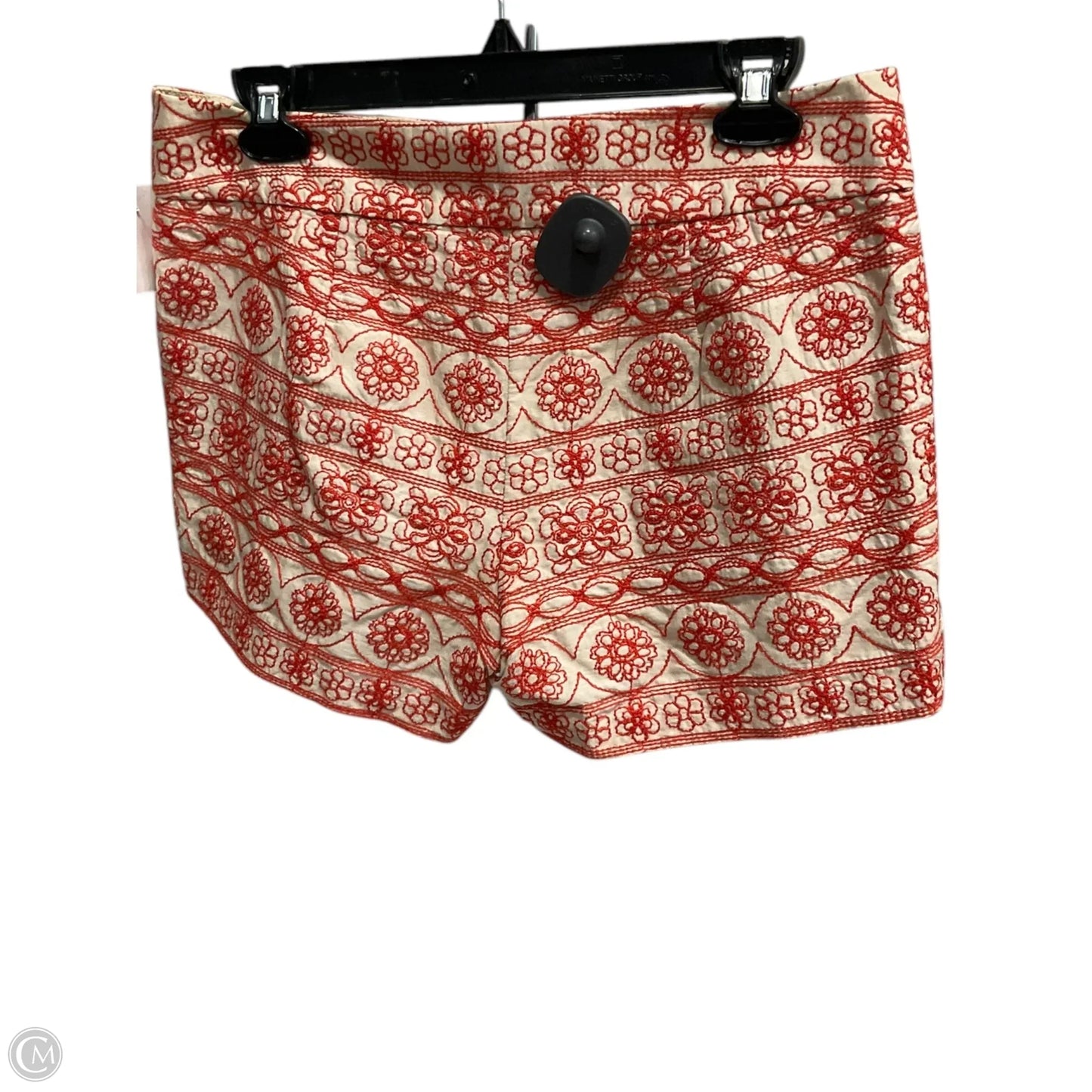 Shorts By Loft In Cream & Red, Size: 4