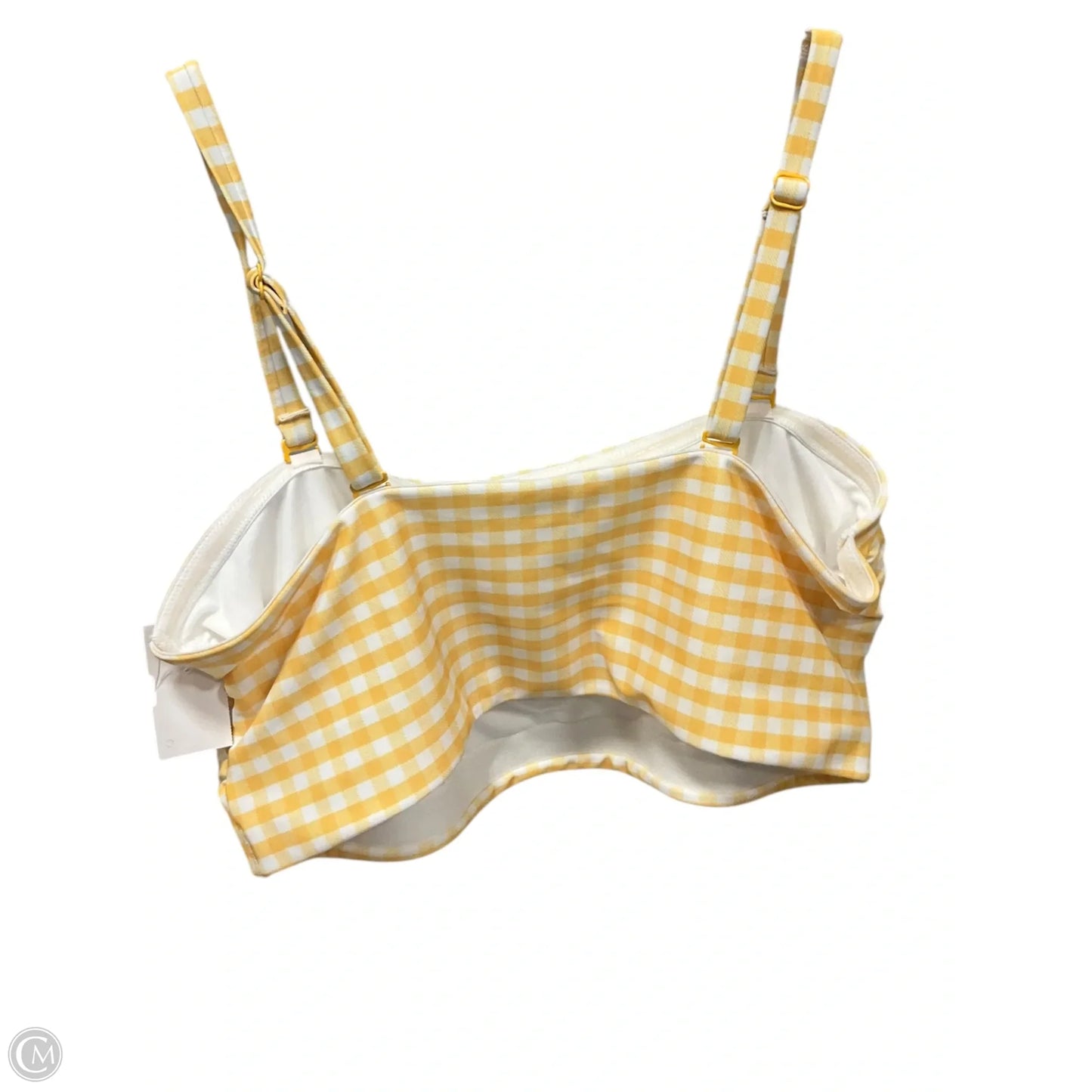 Swimsuit Top By Old Navy In Yellow, Size: Xl