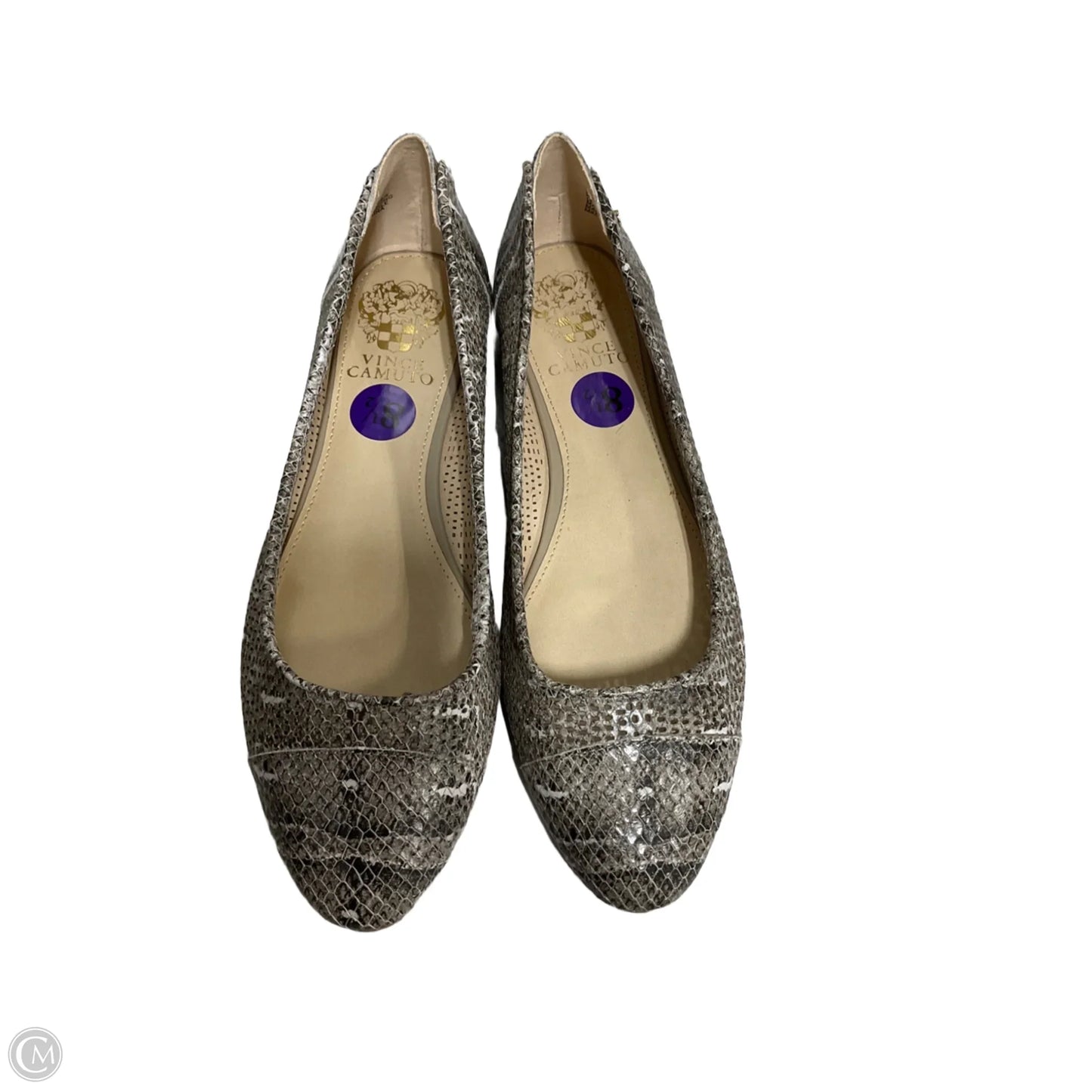 Shoes Flats By Vince Camuto In Snakeskin Print, Size: 8.5