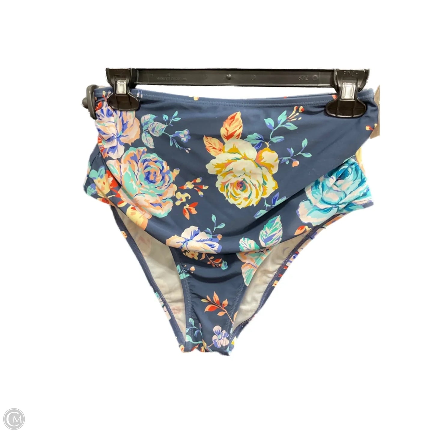 Swimsuit Bottom By Clothes Mentor In Blue, Size: M