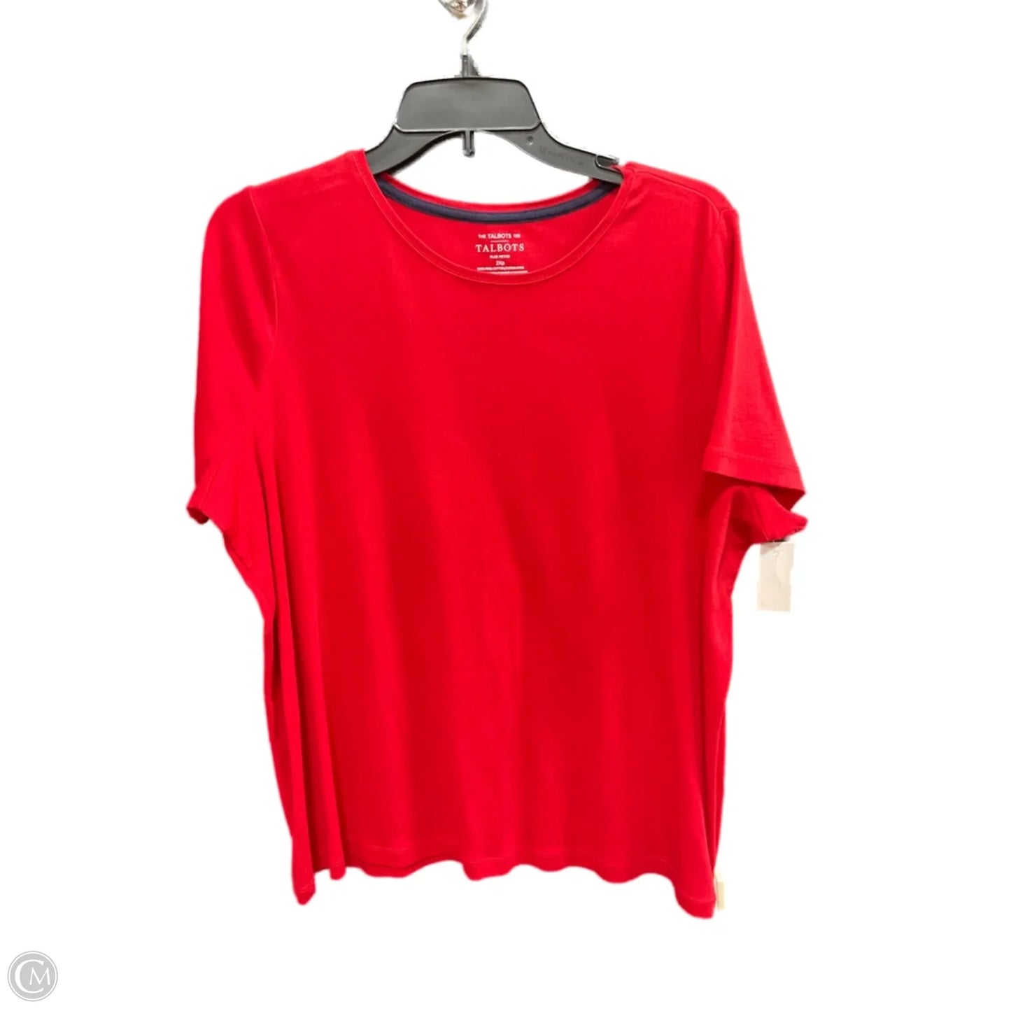 Top Short Sleeve By Talbots In Red, Size: 2x