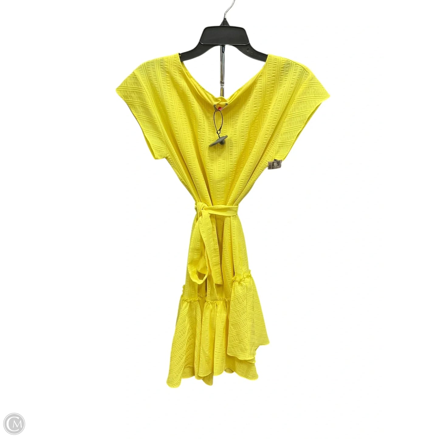 Dress Casual Midi By Vince Camuto In Yellow, Size: S