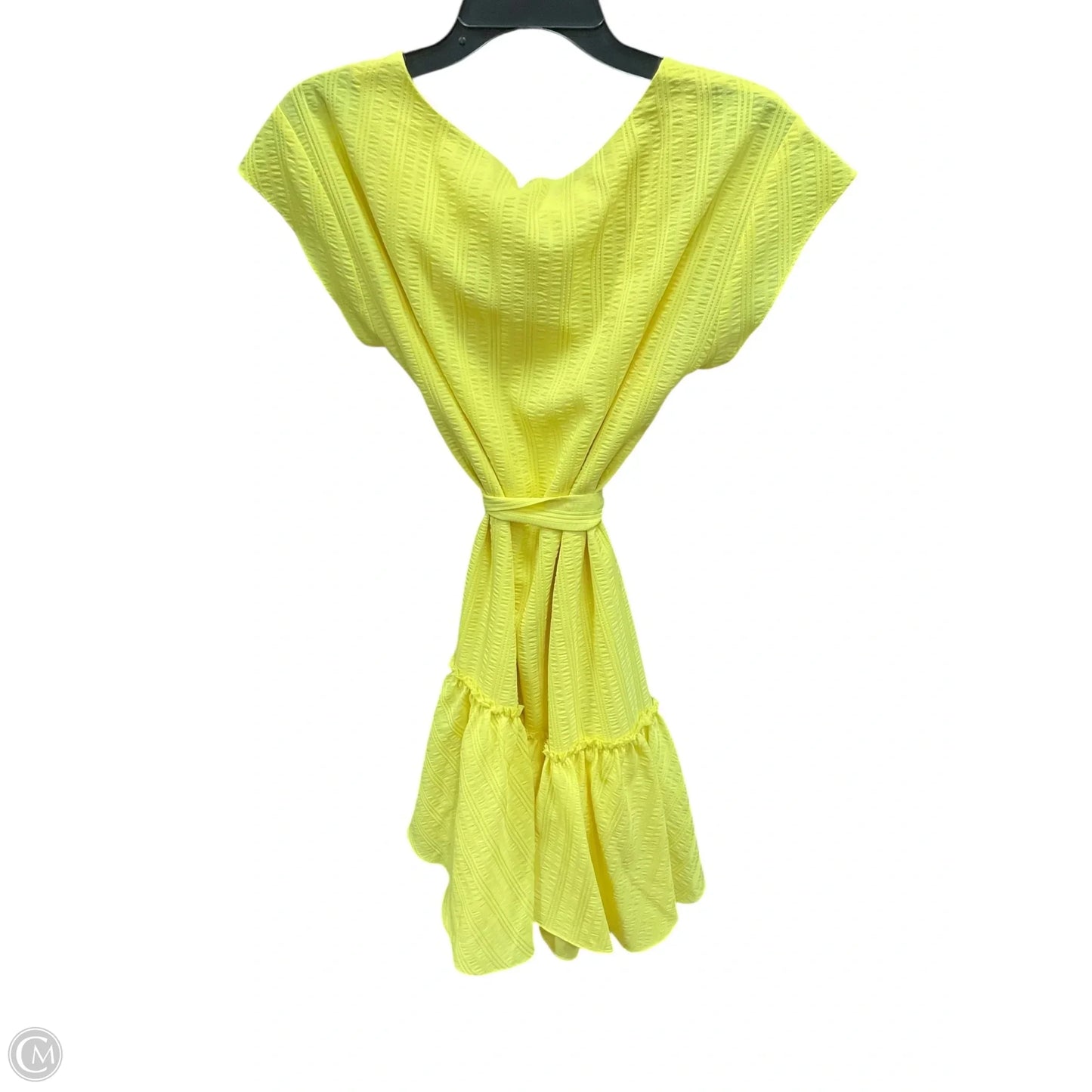 Dress Casual Midi By Vince Camuto In Yellow, Size: S