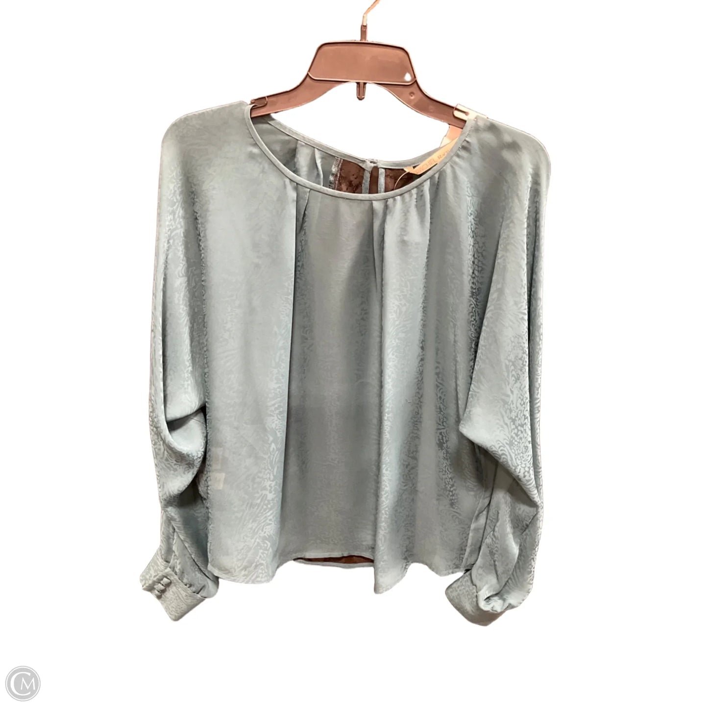 Top Long Sleeve By Rachel Zoe In Teal, Size: M