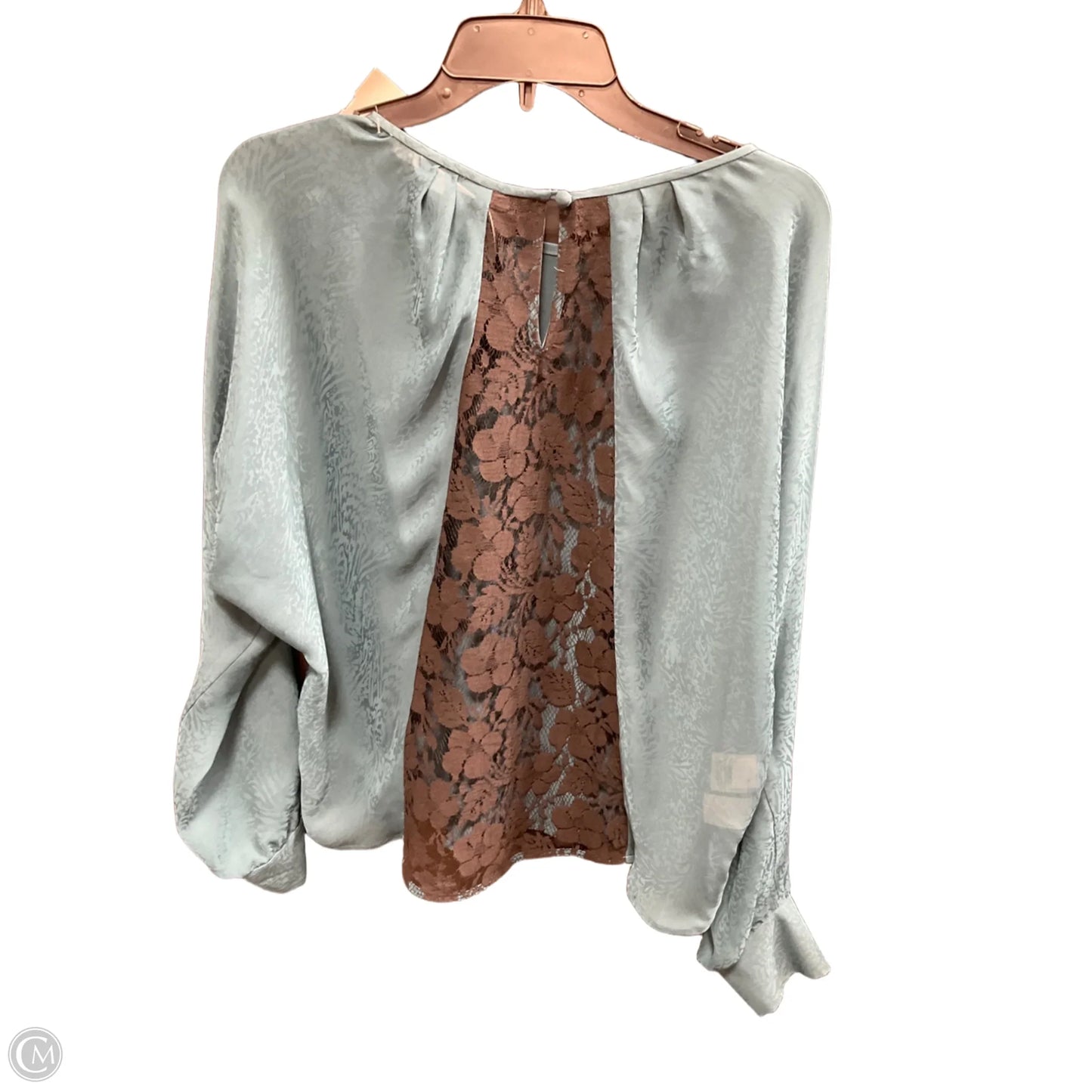 Top Long Sleeve By Rachel Zoe In Teal, Size: M