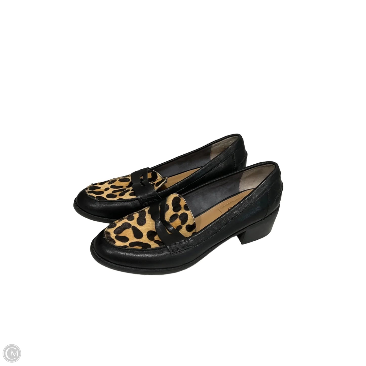 Shoes Heels Block By Me Too In Leopard Print, Size: 9.5