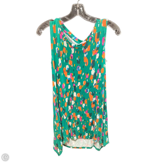 Tank Top By Logo In Green & Orange, Size: Xs