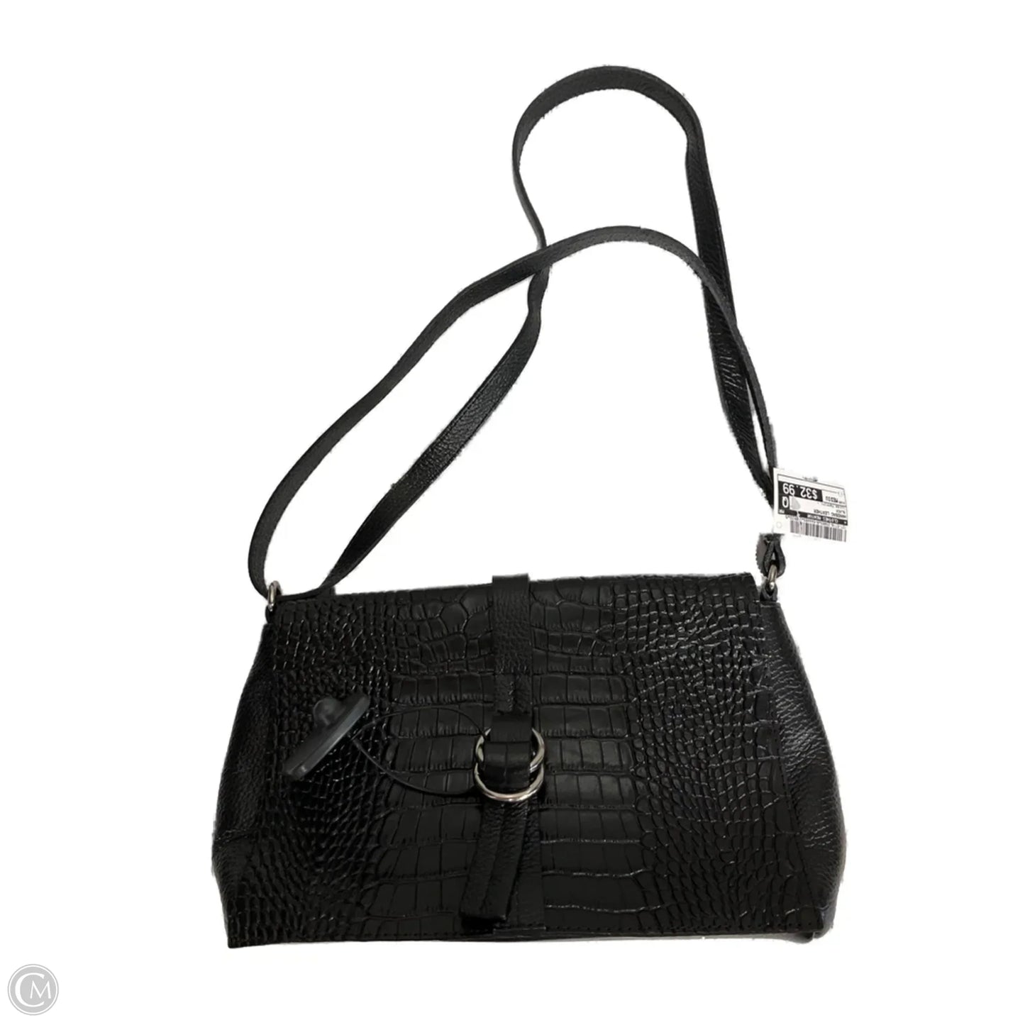 Handbag Leather By Clothes Mentor, Size: Medium