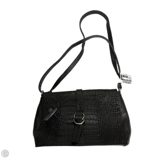 Handbag Leather By Clothes Mentor, Size: Medium