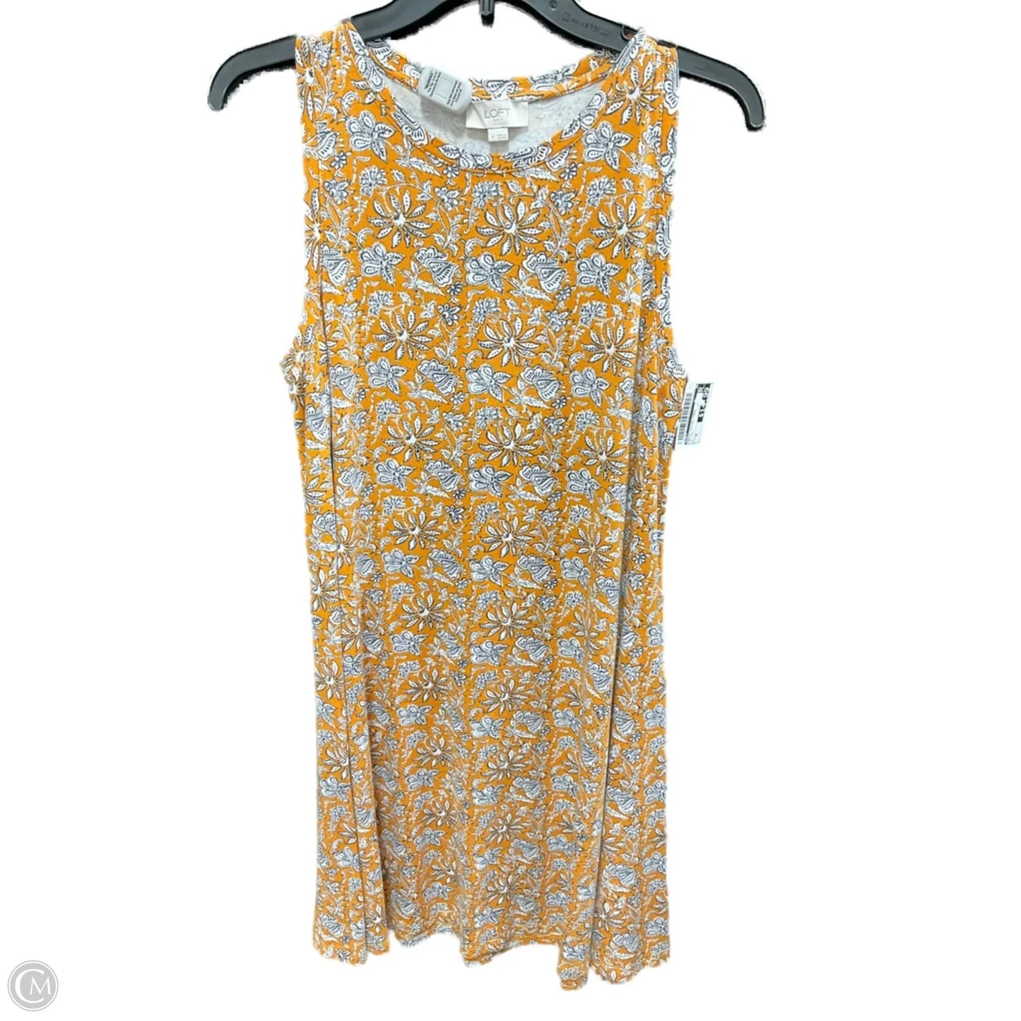 Dress Casual Midi By Loft In Yellow, Size: M