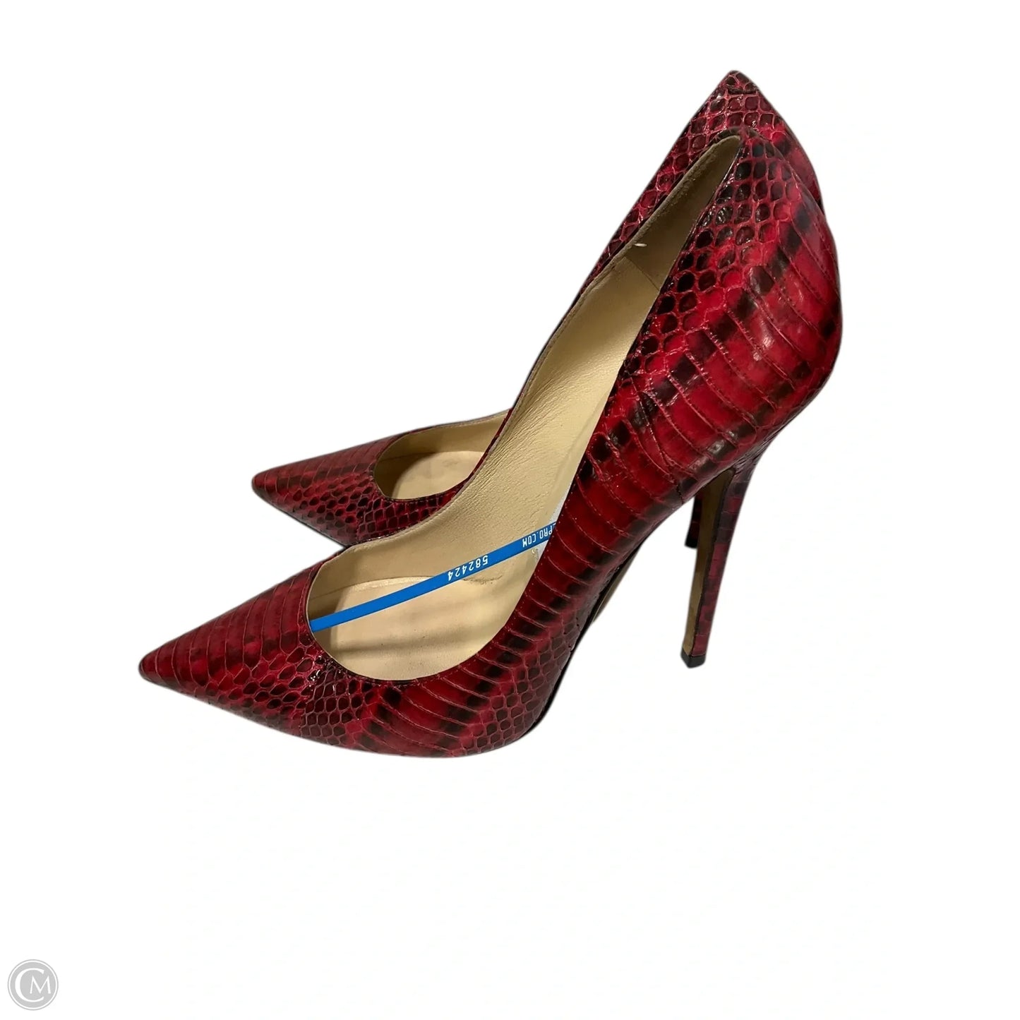 Shoes Luxury Designer By Jimmy Choo In Snakeskin Print, Size: 8