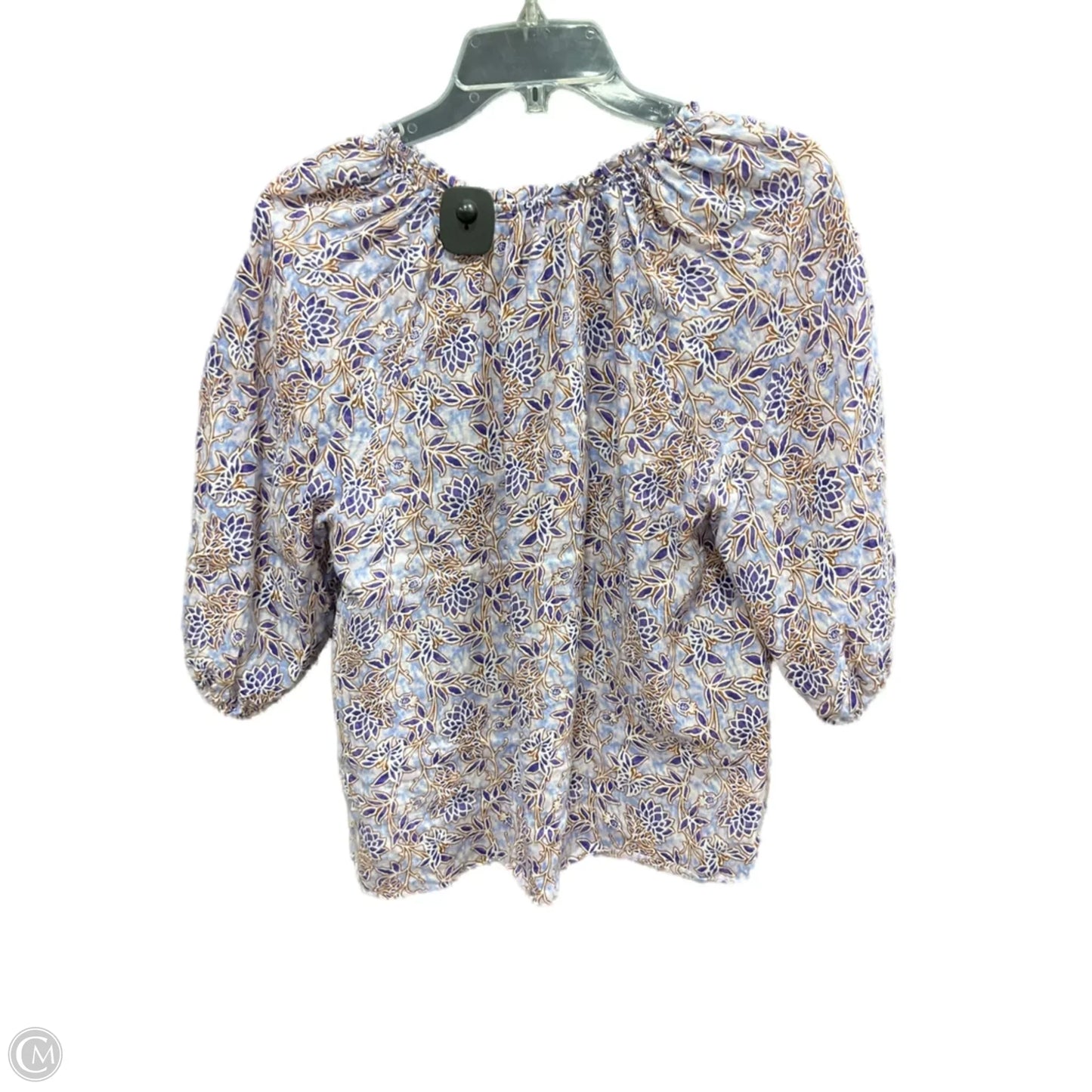 Top 3/4 Sleeve By J. Jill In Purple, Size: S