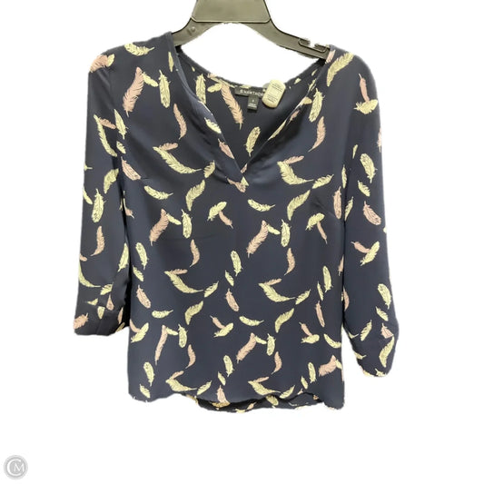 Top Long Sleeve By 41 Hawthorn In Blue, Size: S