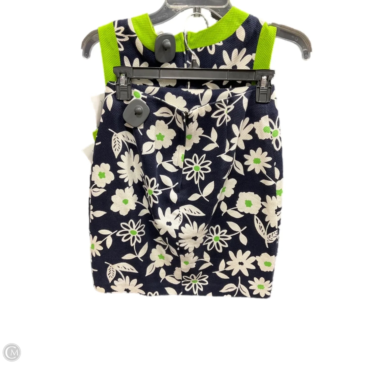 Dress Set 2pc By Cache In Blue & Green, Size: 4