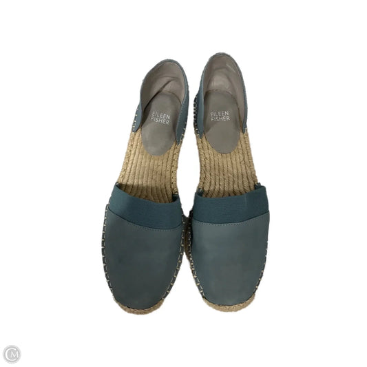 Shoes Flats By Eileen Fisher In Aqua, Size: 10