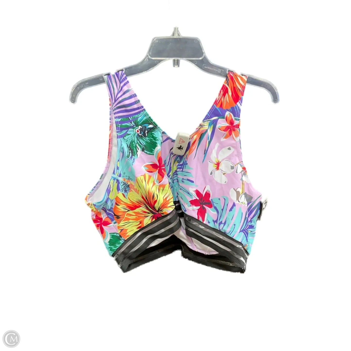 Swimsuit 2pc By Clothes Mentor In Tropical Print, Size: 4x