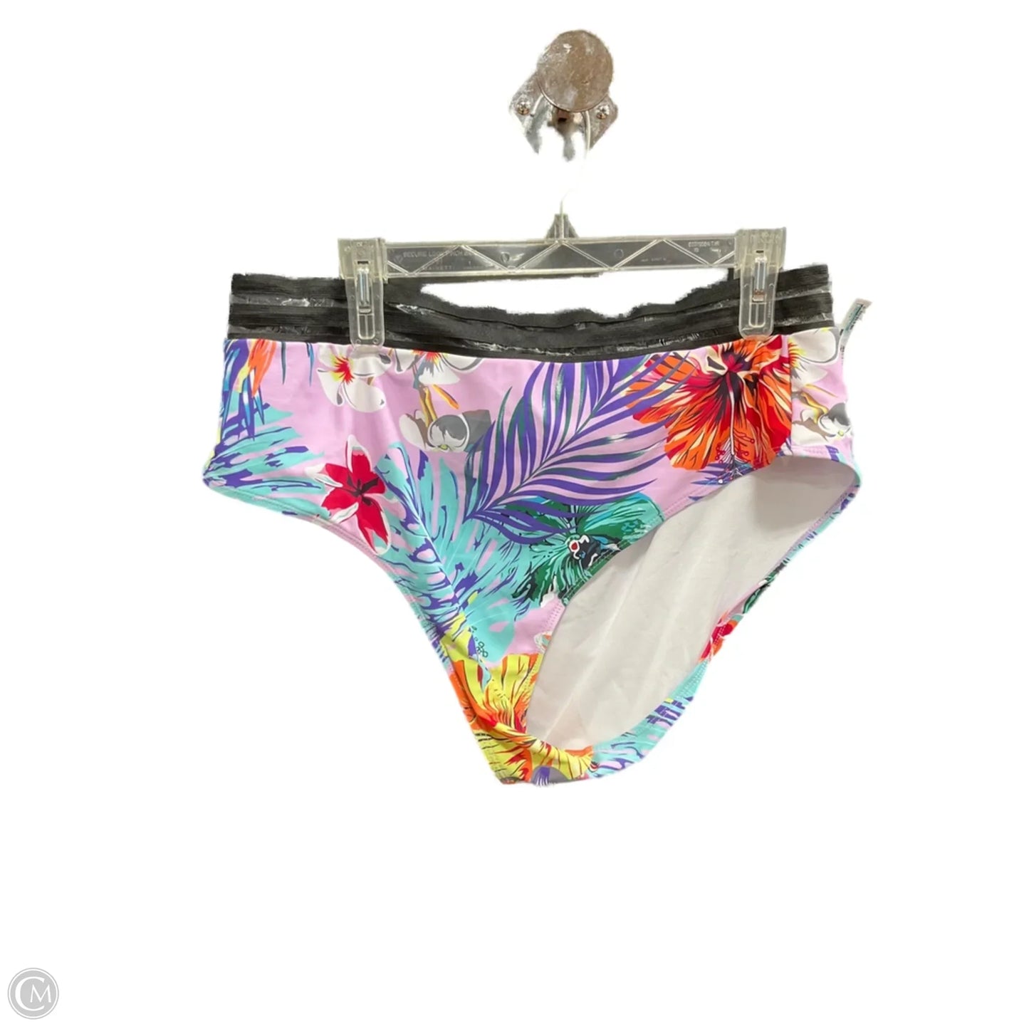 Swimsuit 2pc By Clothes Mentor In Tropical Print, Size: 4x