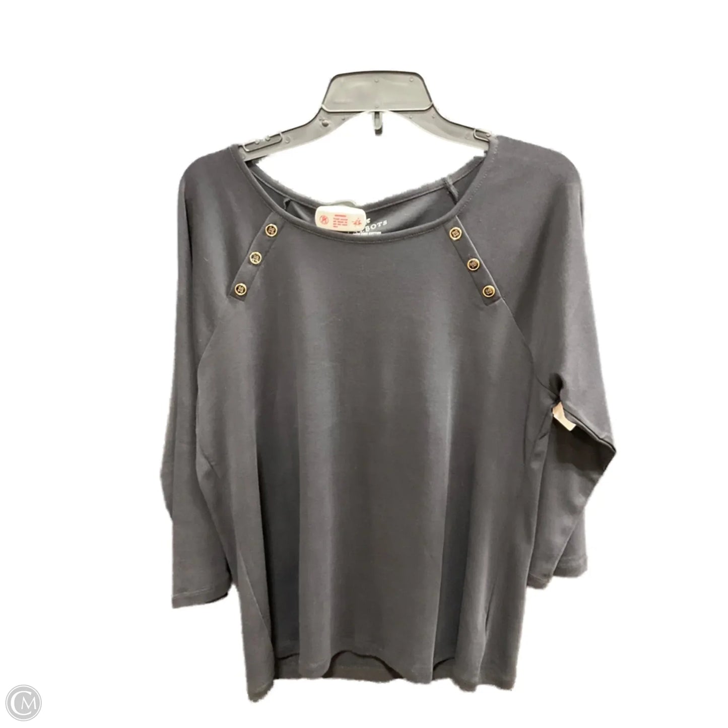 Top Long Sleeve By Talbots In Black, Size: Xl