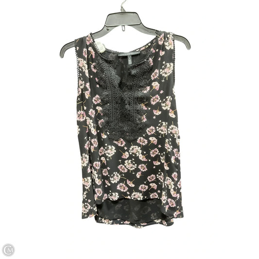 Top Sleeveless By White House Black Market In Black & Purple, Size: S