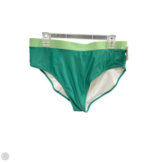 Swimsuit Bottom By Clothes Mentor In Green, Size: Xl