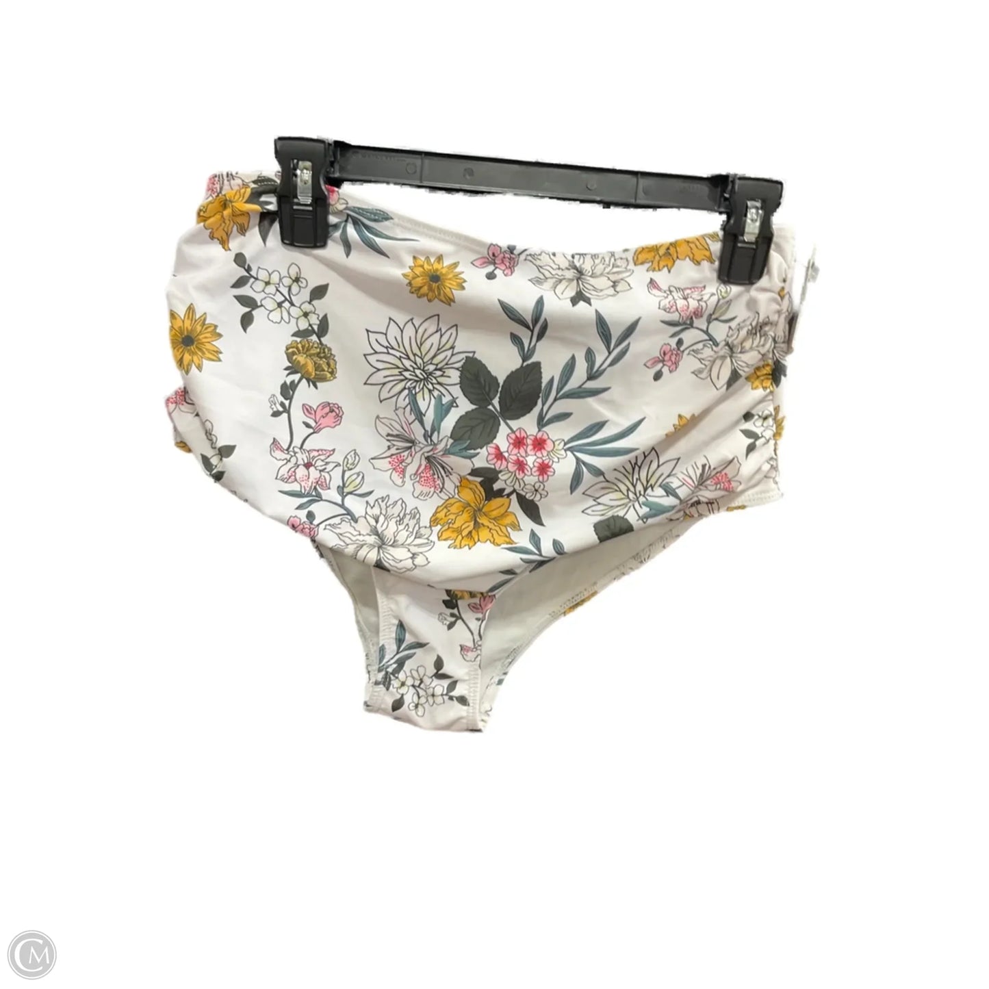 Swimsuit Bottom By Clothes Mentor In Floral Print, Size: Xl