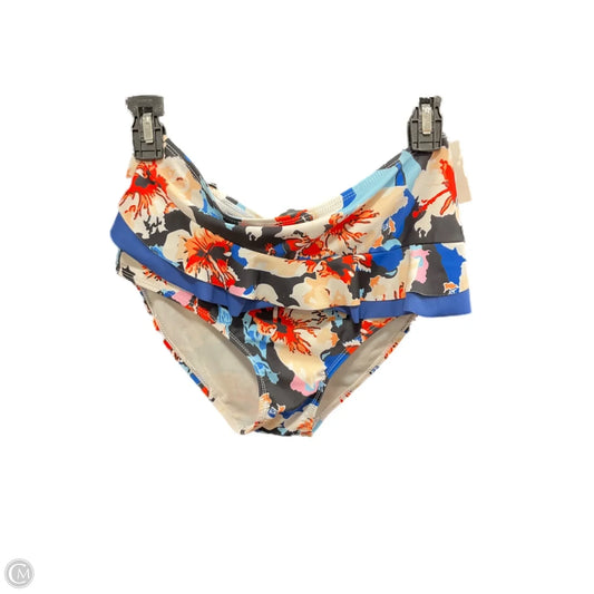 Swimsuit Bottom By Clothes Mentor In Blue & Orange, Size: M