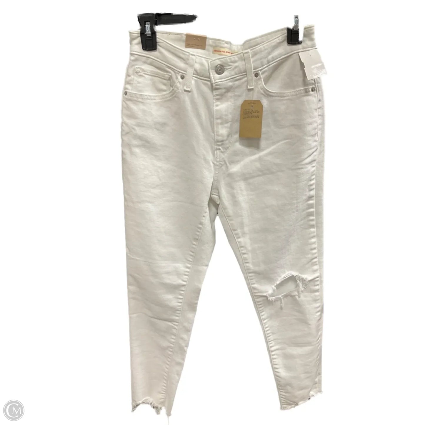 Jeans Skinny By Levis In Cream, Size: 6