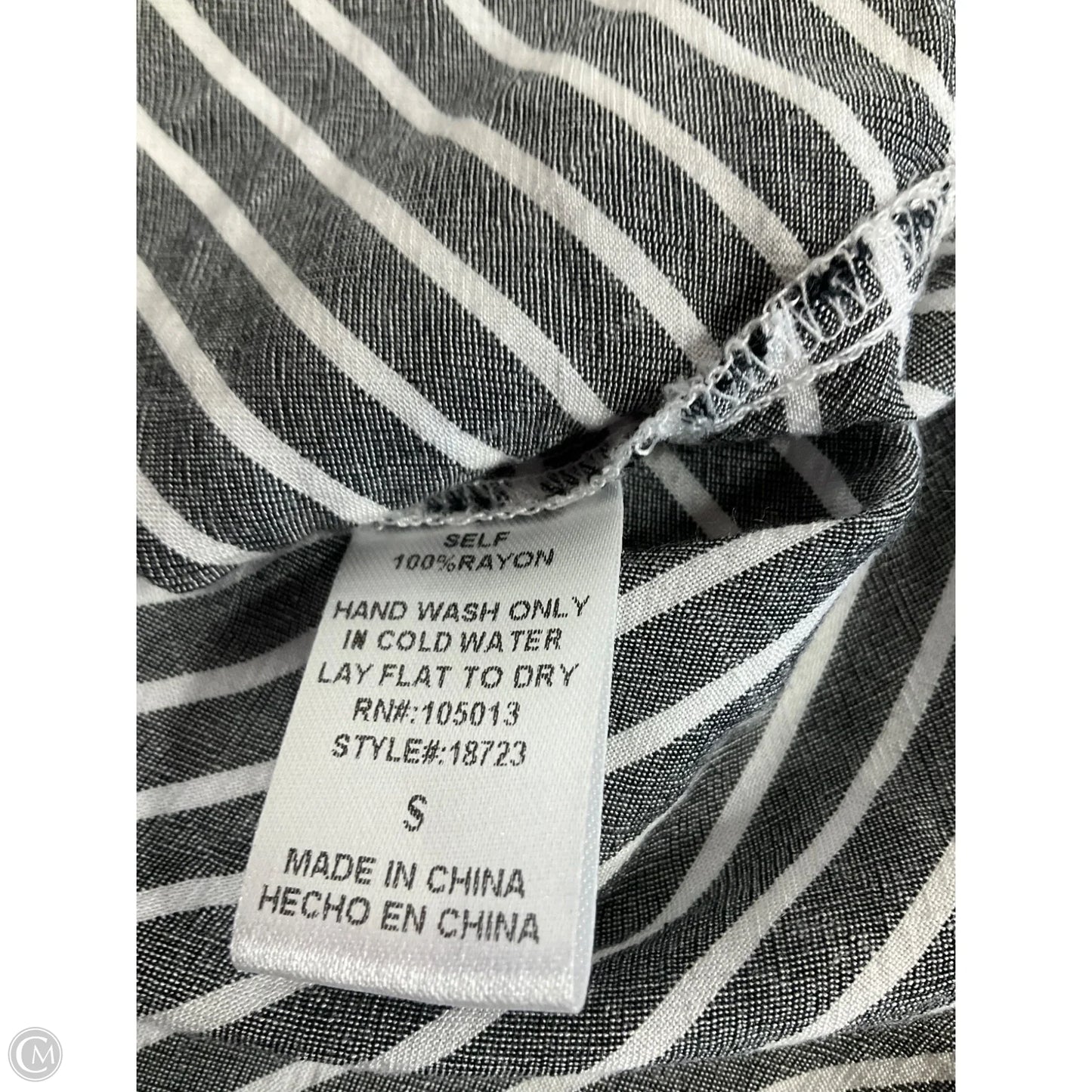 Top Short Sleeve By Savanna Jane In Multi-colored, Size: S