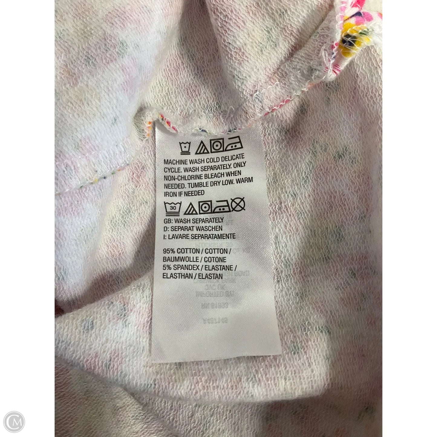 Top Long Sleeve By Isaac Mizrahi Live Qvc In Floral Print, Size: L